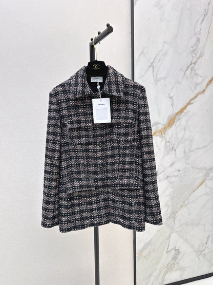 Chanel/Mid-length tweed jacket