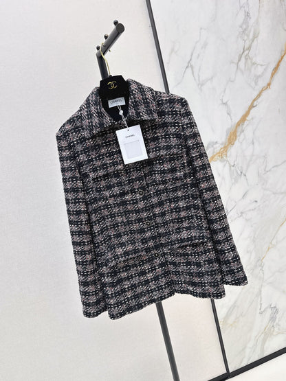 Chanel/Mid-length tweed jacket