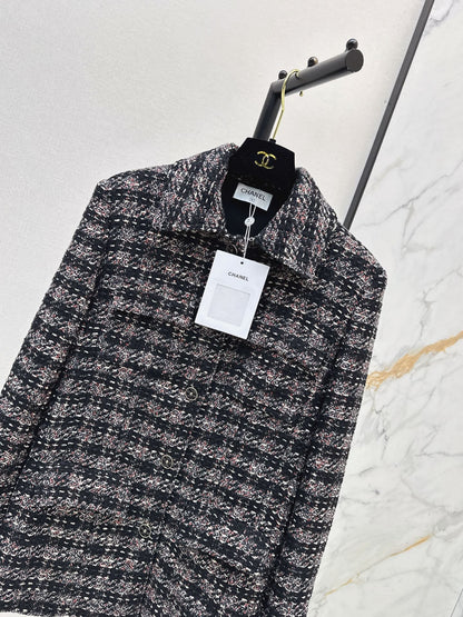 Chanel/Mid-length tweed jacket