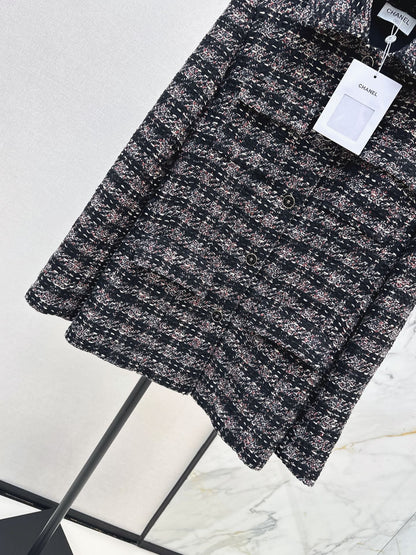 Chanel/Mid-length tweed jacket