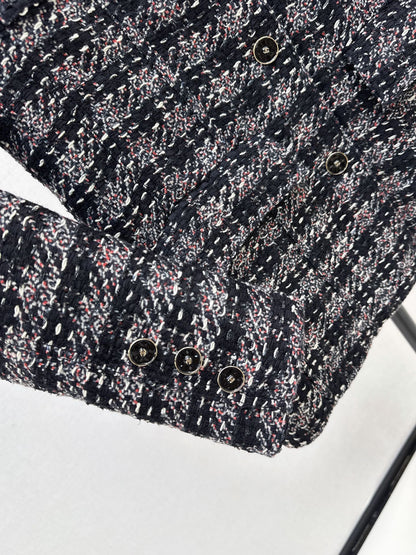 Chanel/Mid-length tweed jacket