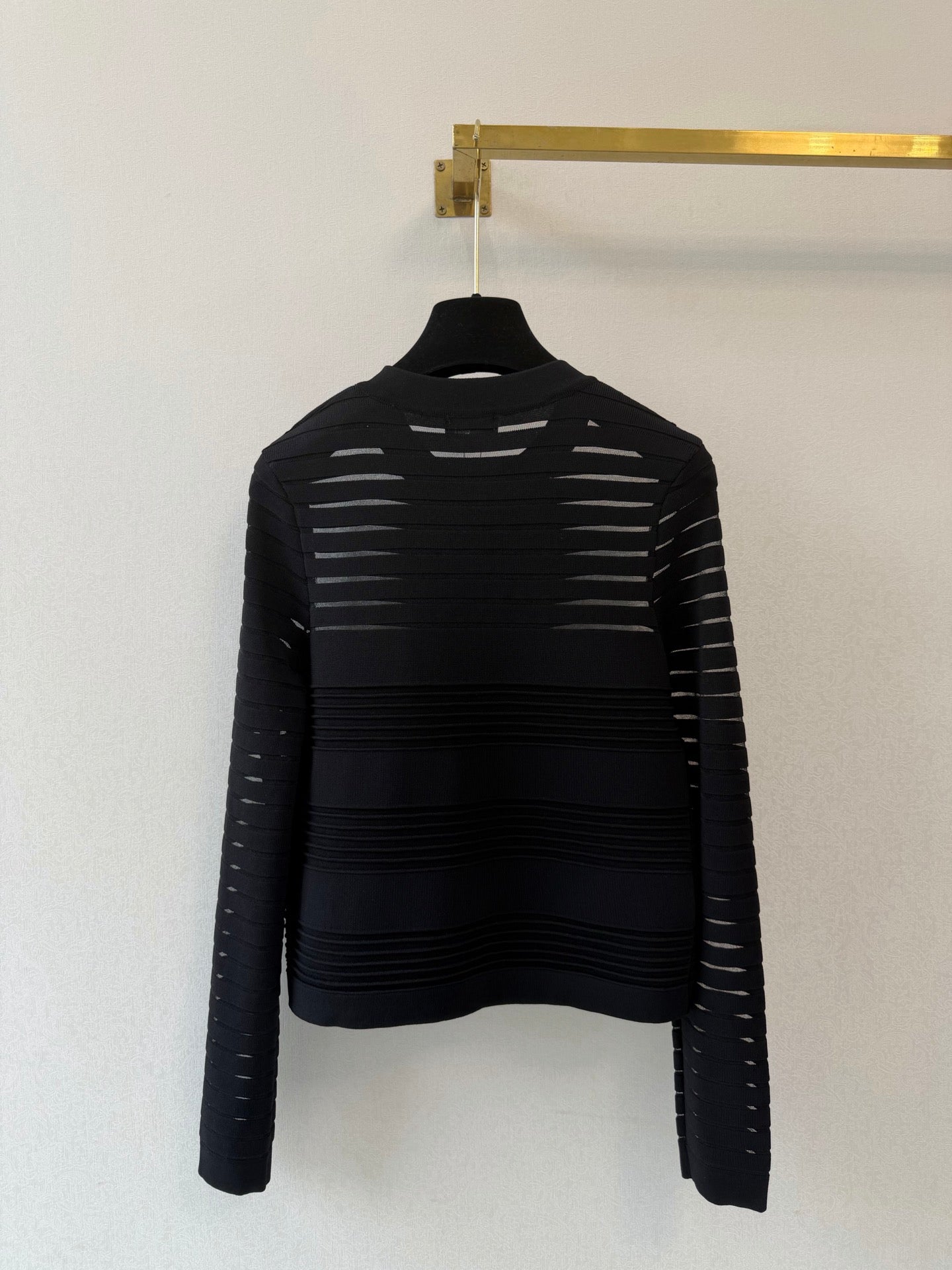Chanel/Crew-neck long-sleeve cardigan