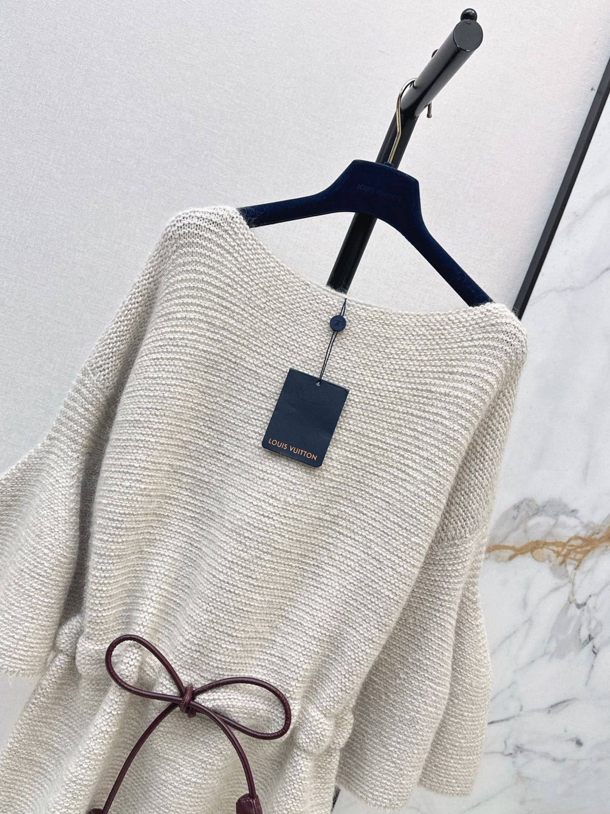 Substantial Batwing-Sleeve Sweater