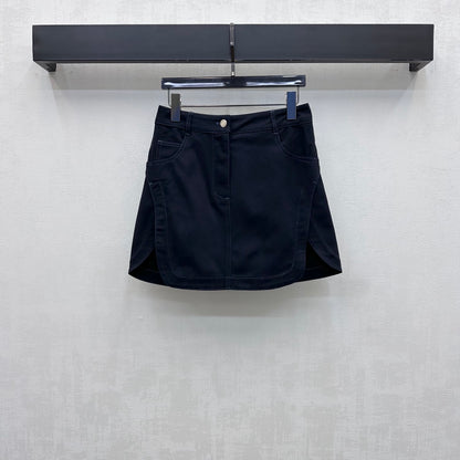 Hermès/26 New Denim Skirt