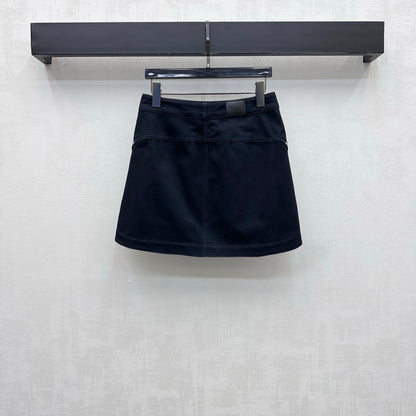 Hermès/26 New Denim Skirt
