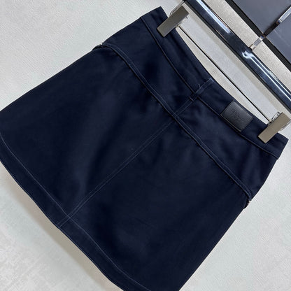 Hermès/26 New Denim Skirt