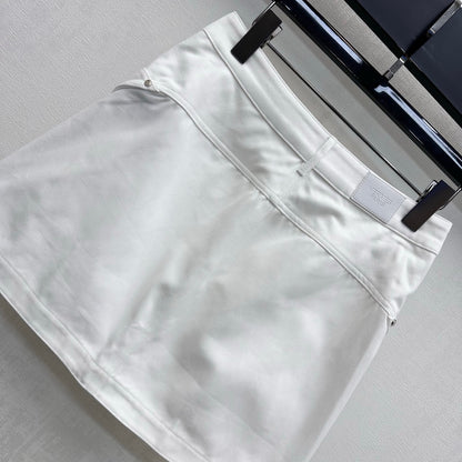 Hermès/26 New Denim Skirt