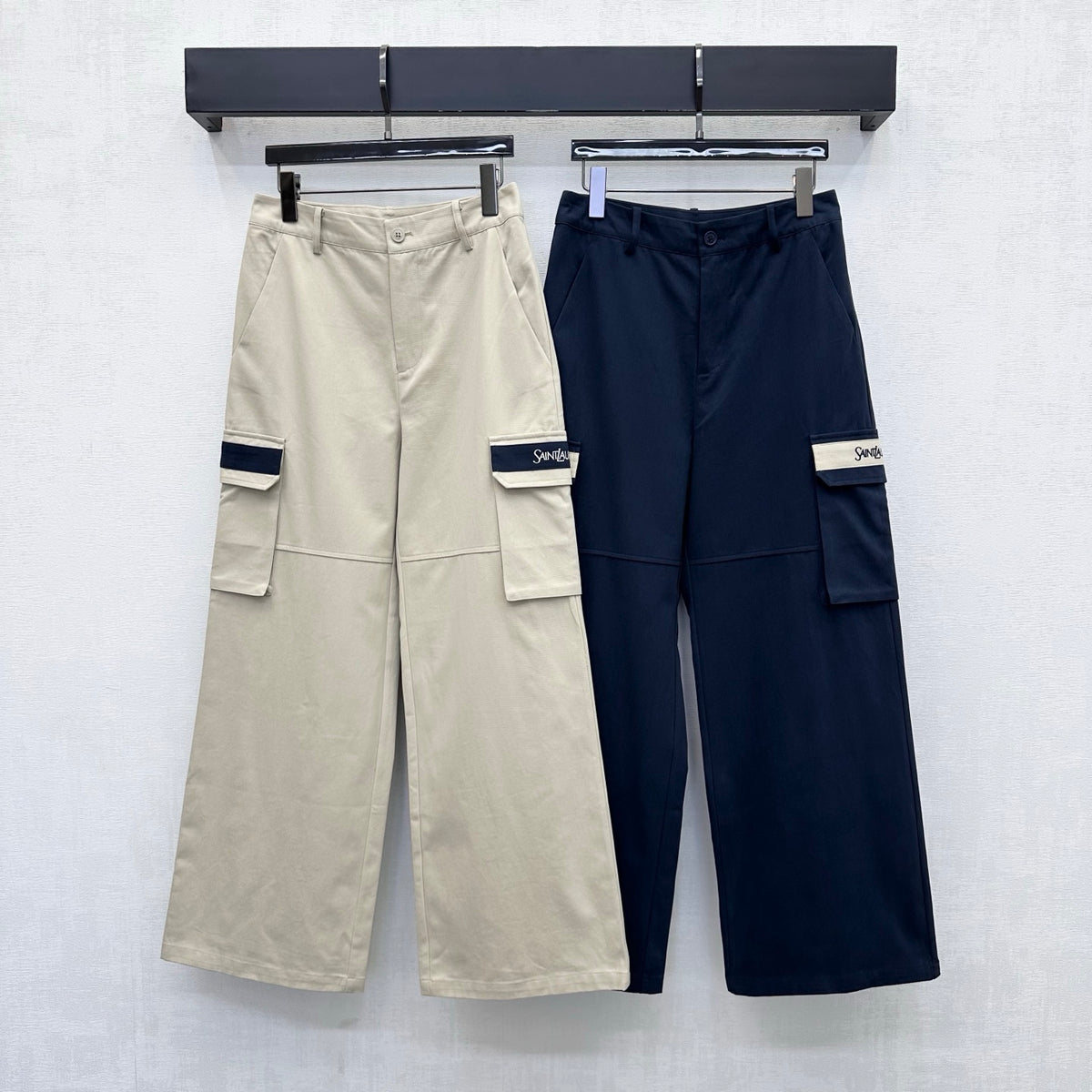 Yves Saint Laurent/26 New Workwear Wide-Leg Pants