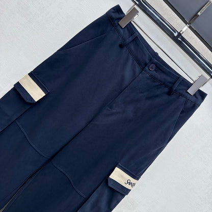 Yves Saint Laurent/26 New Workwear Wide-Leg Pants
