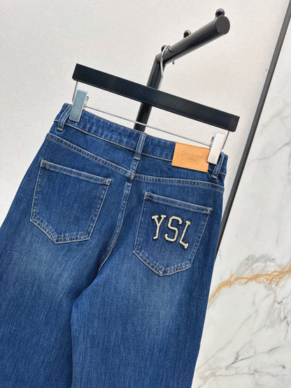 Yves Saint Laurent/26ss Early Autumn Latest Straight-Leg Jeans