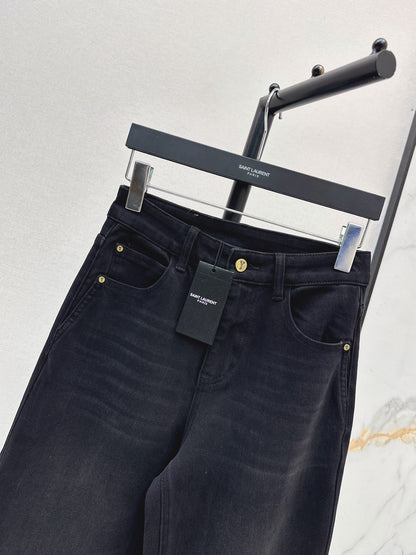 Yves Saint Laurent/26ss Early Autumn Latest Straight-Leg Jeans