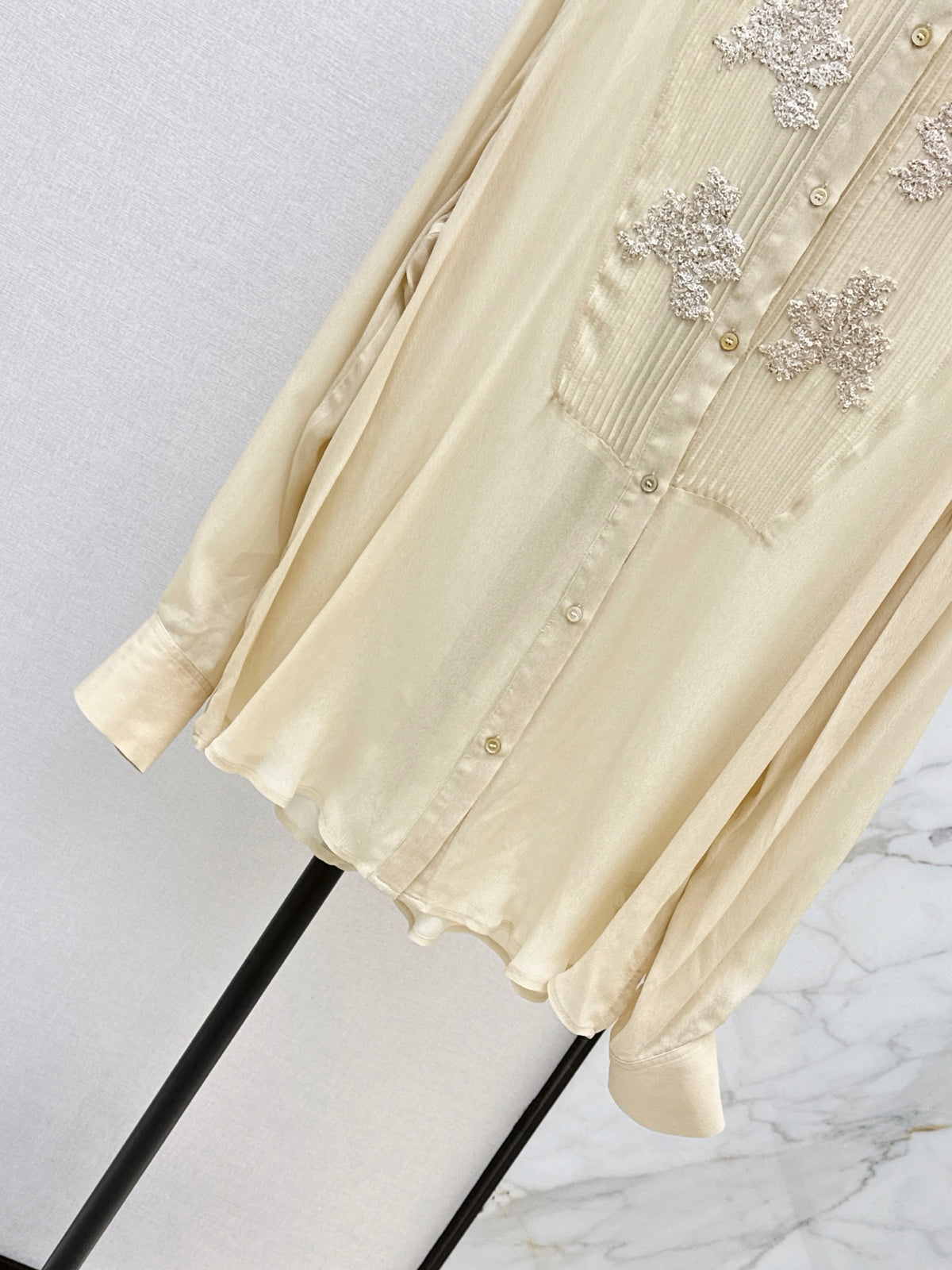 Brunello Cucinelli/26SS New Stand-Collar Shirt