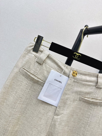 Chanel/26 Early Autumn Latest Straight-Leg Pants