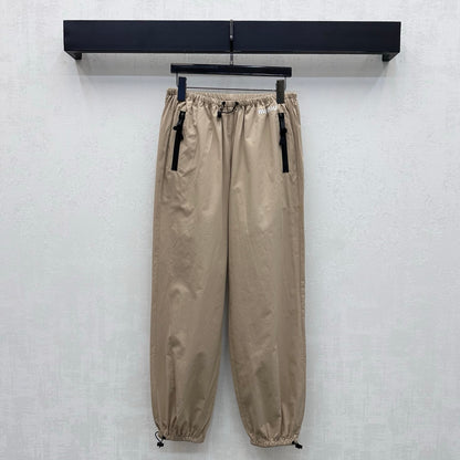 MiuMiu/26 New Embroidered Workwear Jogger Pants