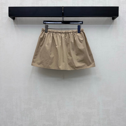 MiuMiu/26 New Embroidered Utility Mini Skirt