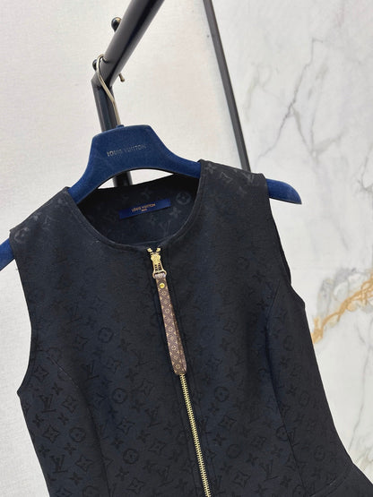 Black Denim Vest