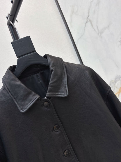 Hermès/26Ss Fall-Winter Latest Lambskin Jacket