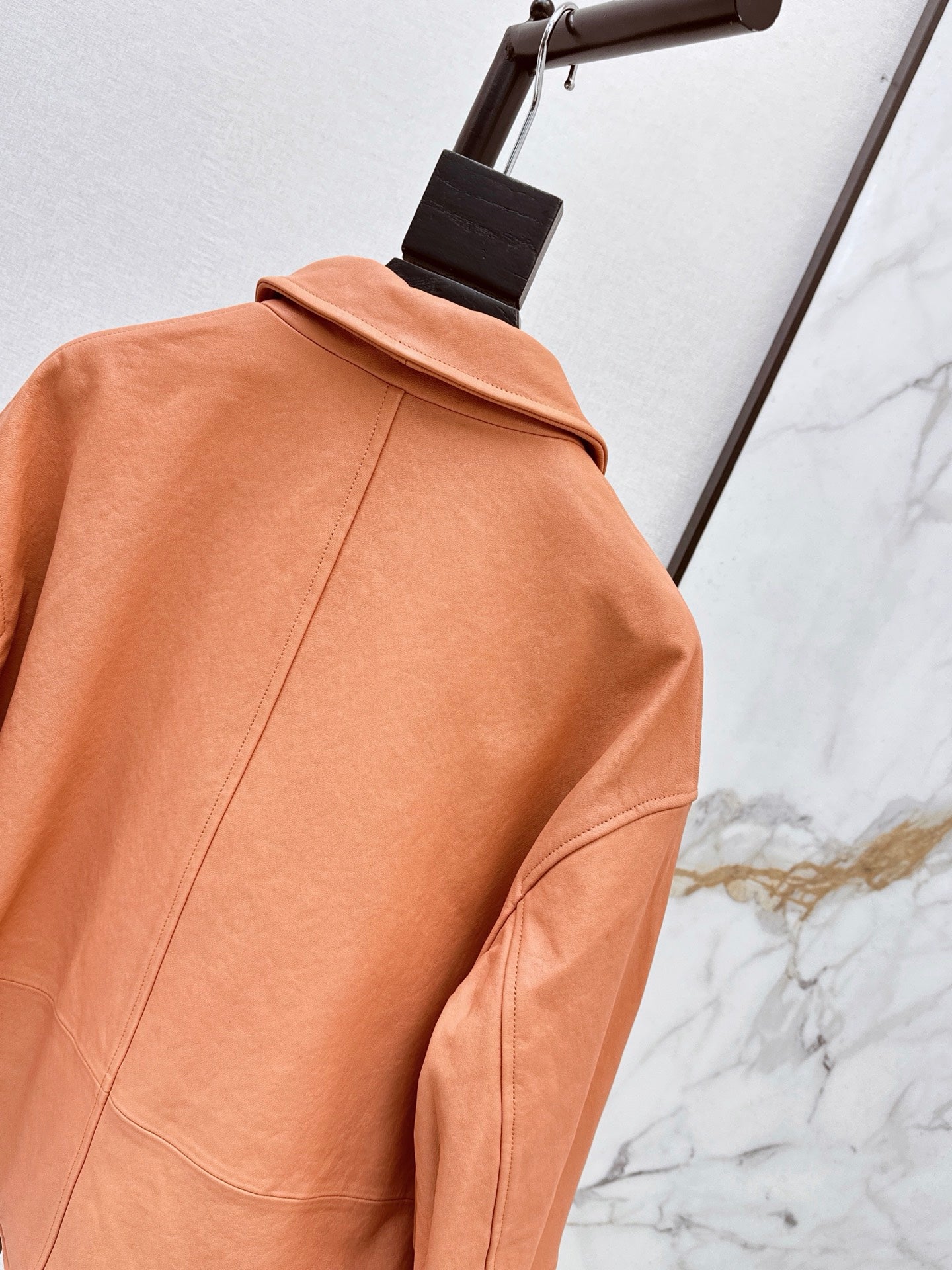 Hermès/26Ss Fall-Winter Latest Lambskin Jacket