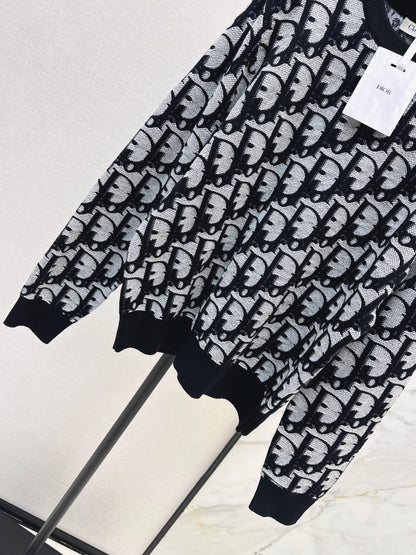 Dior/26Ss Early Autumn Latest Round Neck Sweater