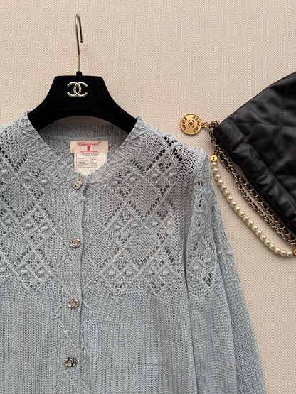 Early-Autumn Openwork Cardigan