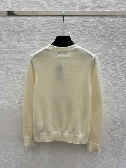Ralph Lauren / 26 New Bear Embroidered Crew Neck Knit Sweater