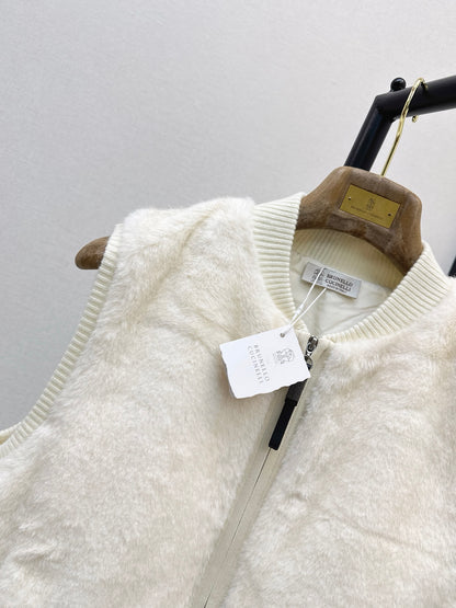 Brunello Cucinelli/26 Fall/Winter Latest Stand-Collar Vest