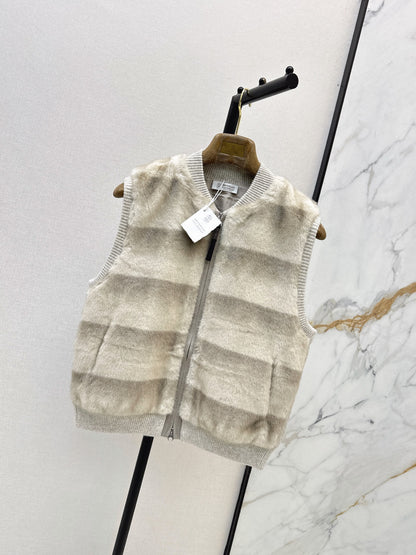 Brunello Cucinelli/26 Fall/Winter Latest Stand-Collar Vest