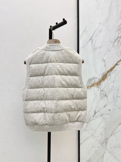 Brunello Cucinelli/26 Fall/Winter Latest Stand-Collar Vest