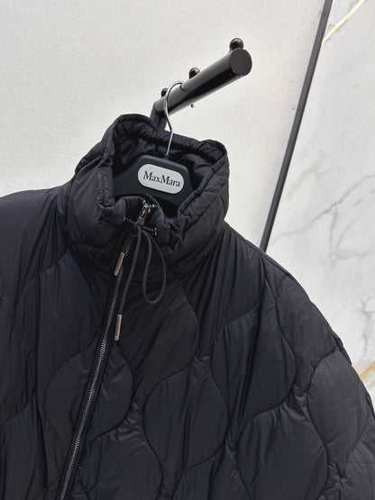 Max Mara/26 Fall and Winter Latest Cape-Style Stand Collar Down Jacket