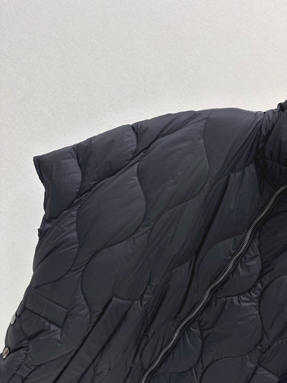 Max Mara/26 Fall and Winter Latest Cape-Style Stand Collar Down Jacket