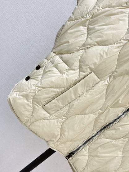 Max Mara/26 Fall and Winter Latest Cape-Style Stand Collar Down Jacket