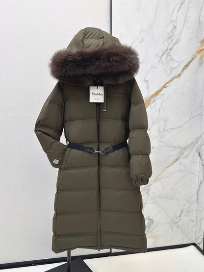 Max Mara/26 Fall/Winter Latest Hooded Down Jacket