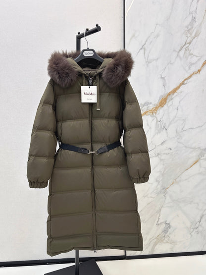 Max Mara/26 Fall/Winter Latest Hooded Down Jacket