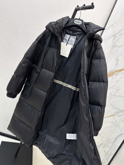 Max Mara/26 Autumn and Winter Latest Hooded Down Jacket
