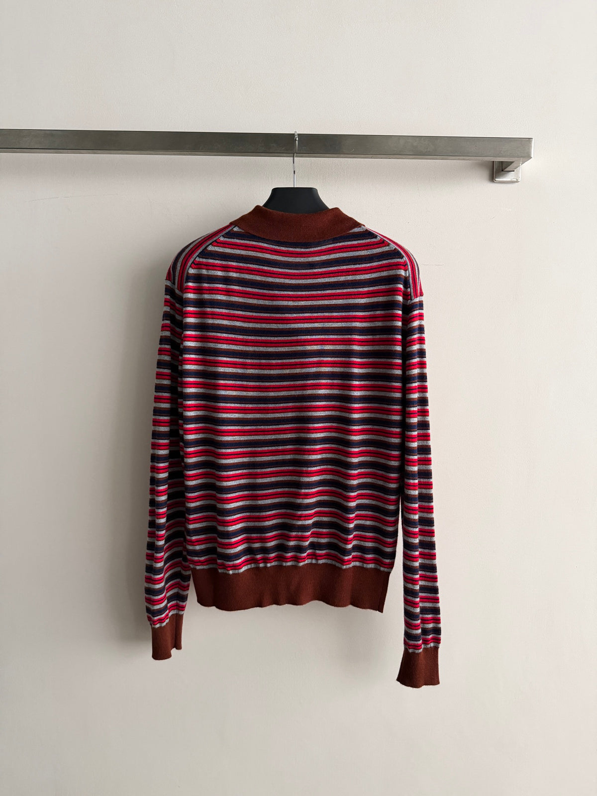 Prada/26 Early Autumn latest collared knit Polo shirt.