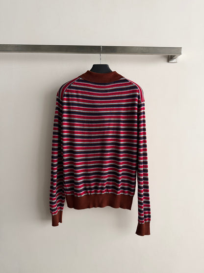 Prada/26 Early Autumn latest collared knit Polo shirt.