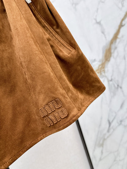 MiuMiu/26Ss Early Autumn Latest Shorts