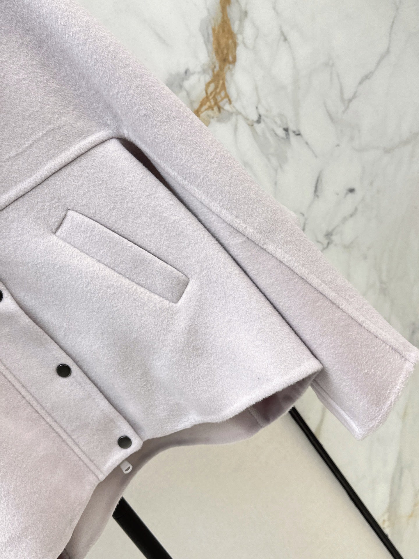 Brunello Cucinelli/26 Autumn and Winter Latest Double-Sided Fleece Collar Short Jacket