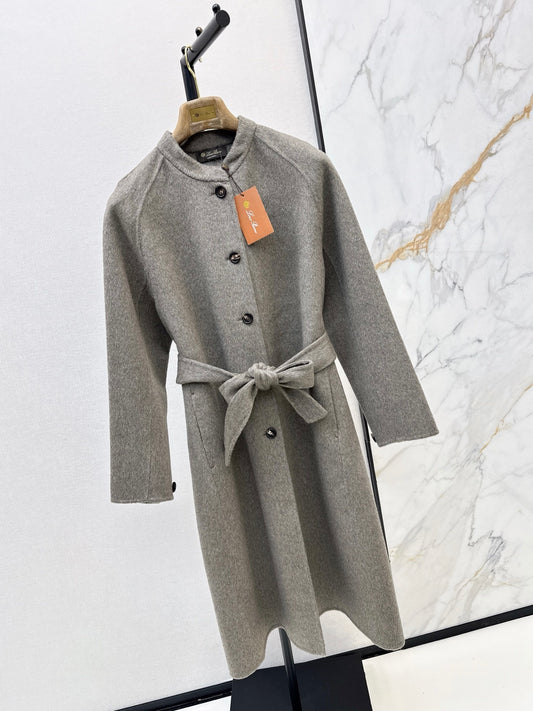LORO PIANA/26Ss Autumn/Winter Latest Long Wool Coat