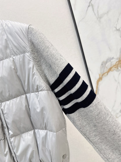 Thom Browne/26 Early Autumn Latest Short Down Jacket with Collar