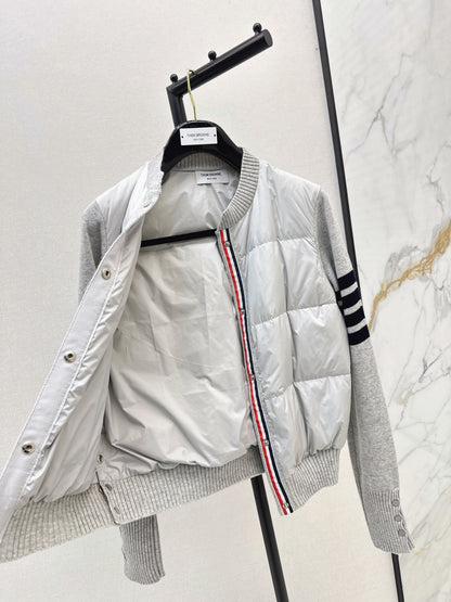 Thom Browne/26 Early Autumn Latest Short Down Jacket with Collar