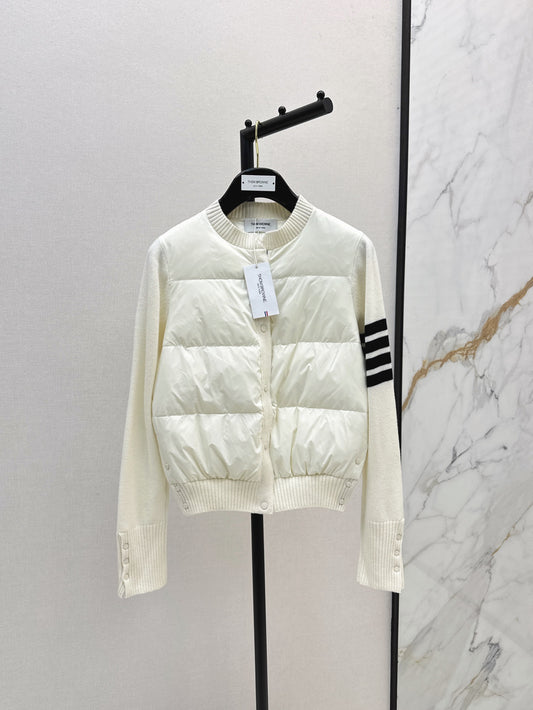 Thom Browne/26 Early Autumn Latest Short Down Jacket with Collar