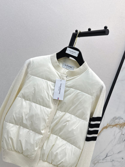 Thom Browne/26 Early Autumn Latest Short Down Jacket with Collar