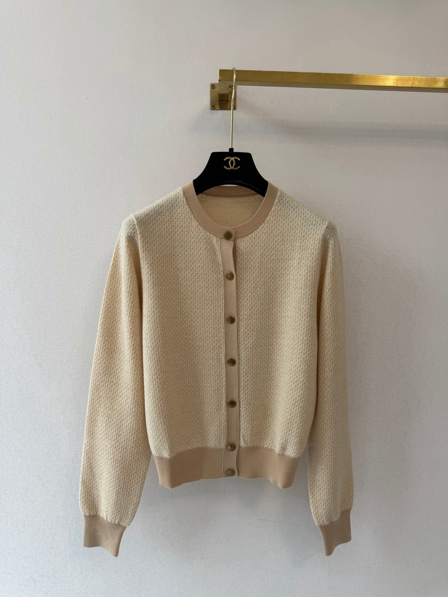 LORO PIANA/26 Round Neck Long Sleeve Cardigan