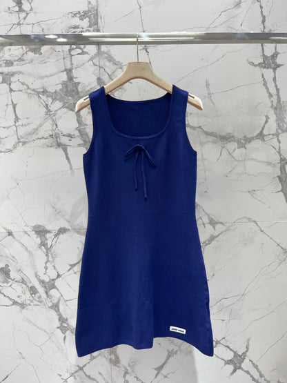 MiuMiu/26 New Bow Wool Dress