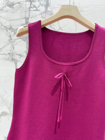 MiuMiu/26 New Bow Wool Dress