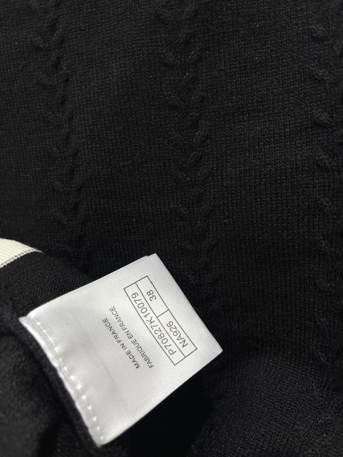 chanel/26 New Jacquard V-Neck Knit Cardigan