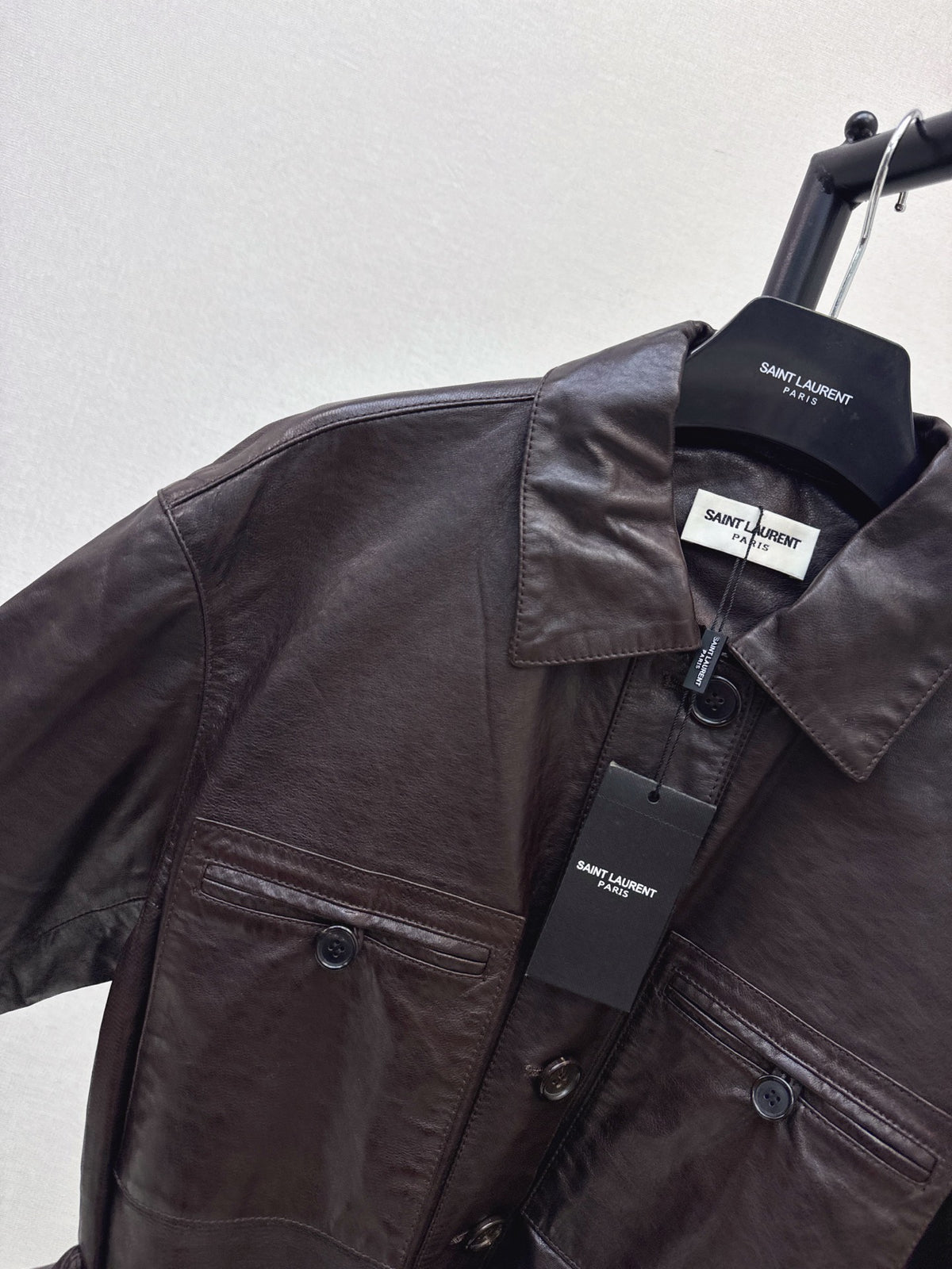 Yves Saint Laurent/26 Latest Retro Leather Jacket