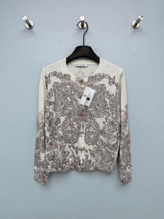 Dior/New Sordat Butterfly Knit Cardigan