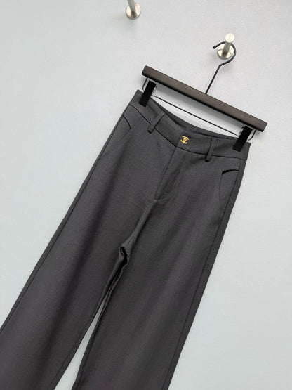 Chanel / New High-Waist Wide-Leg Pants